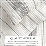 3-Piece Stripe Quilt - Wesley Collection Great Bay Home