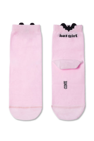 Cotton Socks Conte Classic 245 - Picot "Batgirl" - By Baano