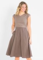 Kate Cap Sleeve Midi Dress Inherit Co.