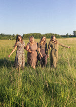 Kate Cap Sleeve Midi Dress Inherit Co.