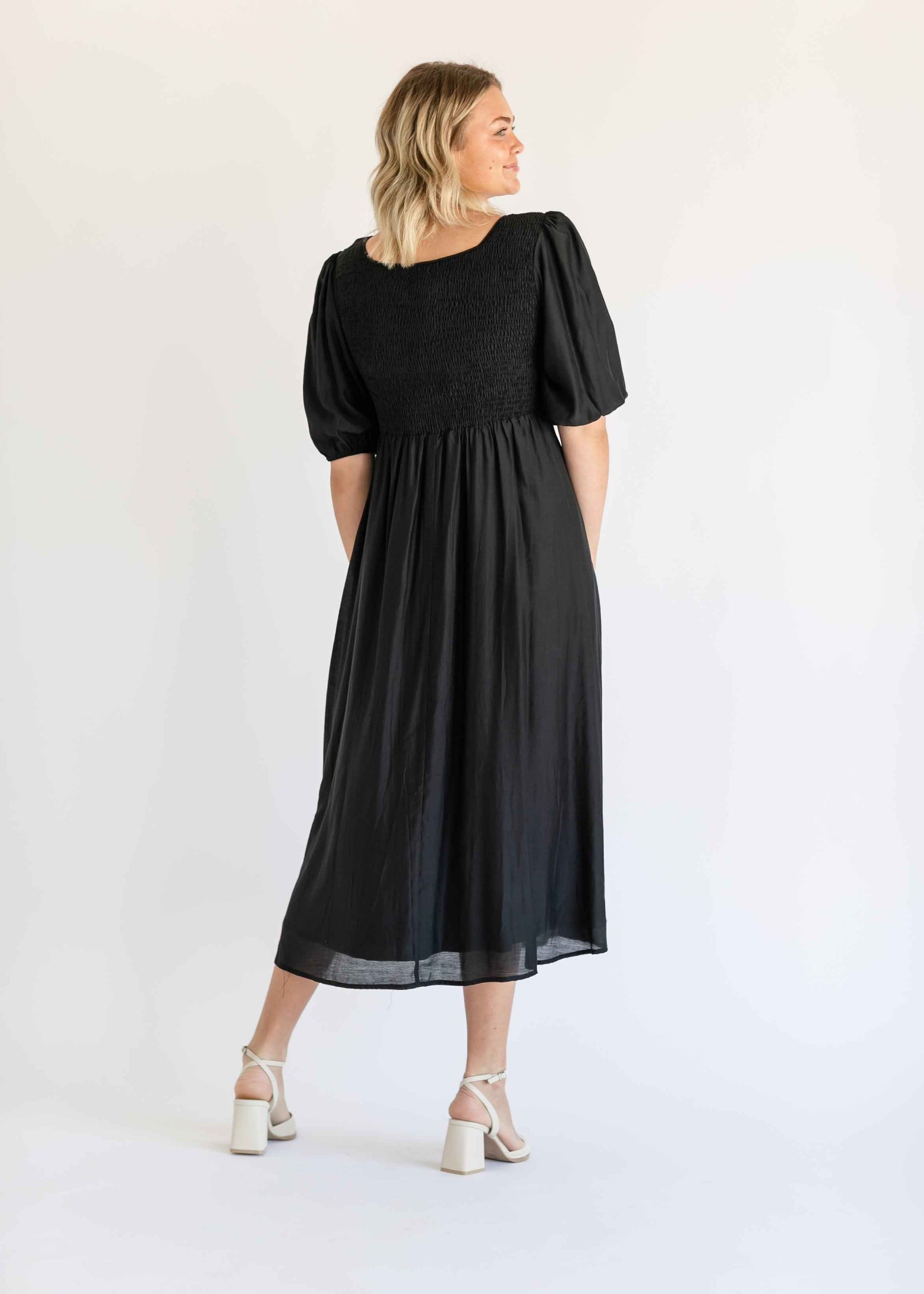 Kayleen Black Maxi Dress - Glamourous Grace