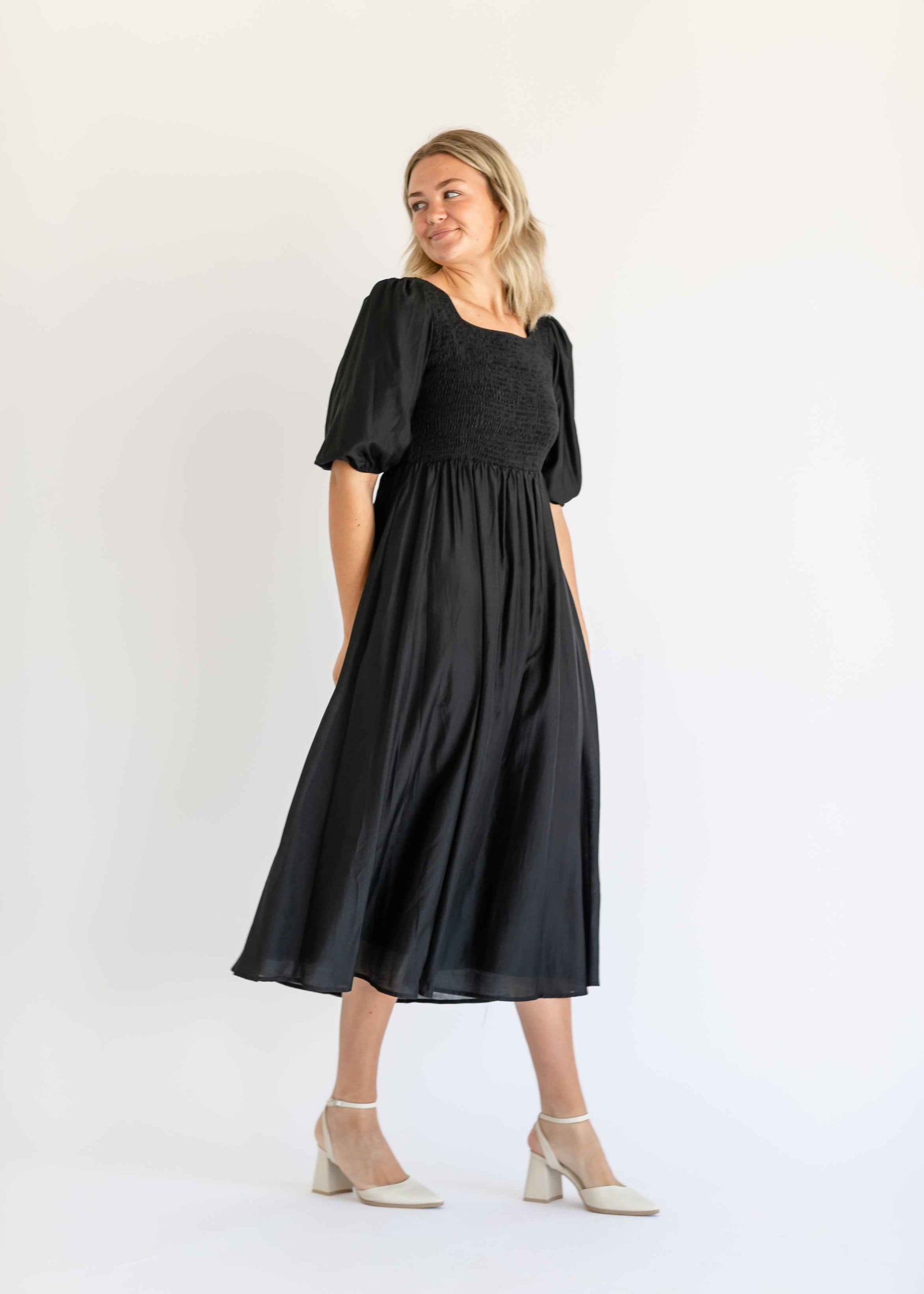 Kayleen Black Maxi Dress - Glamourous Grace