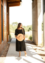 Kayleen Black Maxi Dress - Glamourous Grace