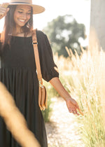 Kayleen Black Maxi Dress - Glamourous Grace