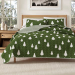 3 Piece Lodge Printed Quilt - Arrowhead