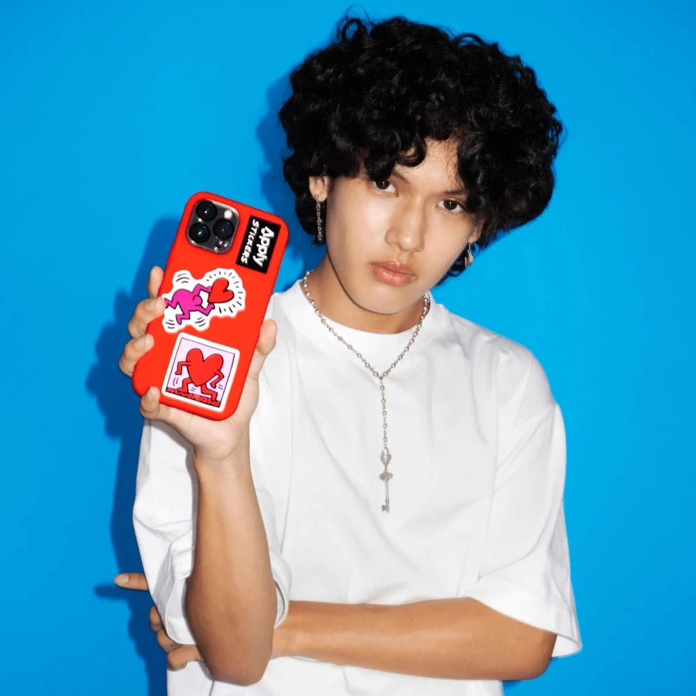 Keith Haring Love Stickers - Sheet of 7