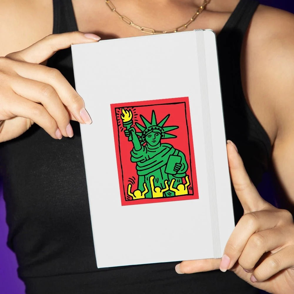 Keith Haring Statue of Liberty Die-Cut Sticker