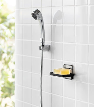 Traceless Adhesive Soap Tray - Steel - By Baano