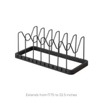 Adjustable Pot Lid Organizer - Steel