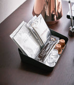 Vanity Tray - Angled - Small - Steel - By Baano