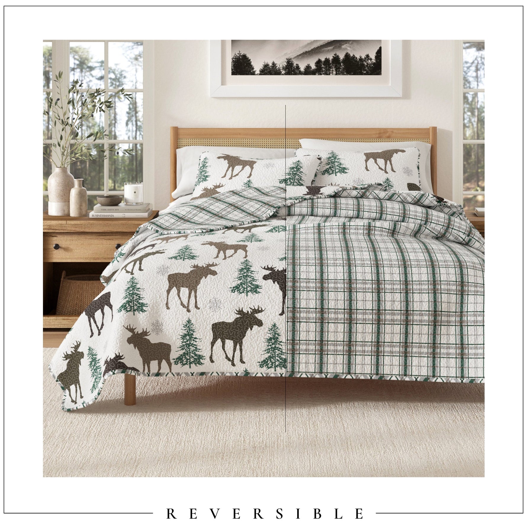 3-Piece Lodge Quilt - Wilderness Collection