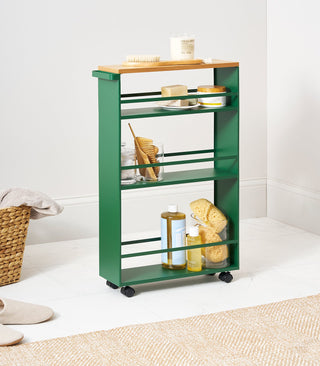 Slim Storage Cart (32" H)  - Steel - By Baano