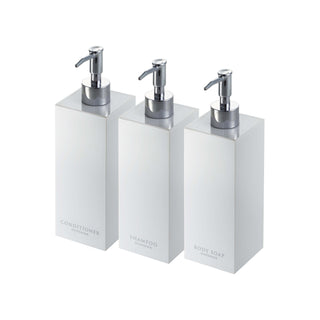 Square Dispenser Bundle - Shampoo, Conditioner, and Body Soap - By Baano