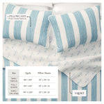 3-Piece Coastal Quilt - Casco Bay Collection Great Bay Home