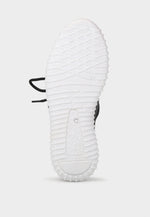 Knitted Black Walking Sneakers