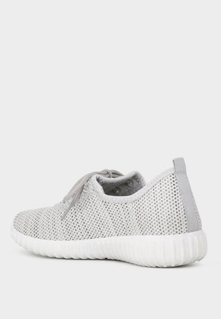 Knitted Black Walking Sneakers