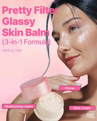Pretty Filter Glassy Skin Balm Primer - By Baano