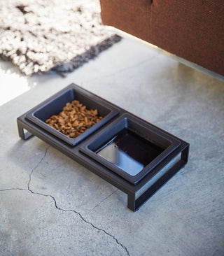 Pet Food Bowl - Steel + Ceramic - By Baano