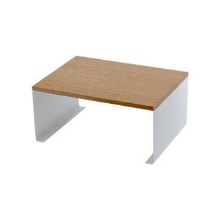 Stackable Countertop Shelf - Two Sizes - Steel + Wood - By Baano