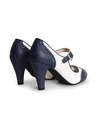 Kym | Navy/Cream