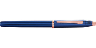 Century® II Translucent Cobalt Blue Lacquer Medium Nib Fountain Pen - By Baano