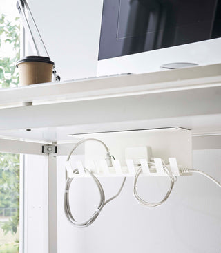 Under-Desk Cable Organizer - Steel - By Baano