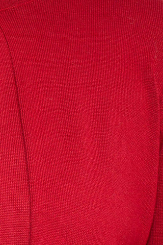Nina Leonard Crew Neck Hook Closure 3/4 Sleeve Embellished Cuff Solid Knit Bolero - Glamourous Grace