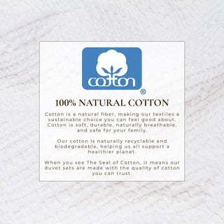 100% Cotton Honeycomb Waffle Duvet Set - Mattea Collection