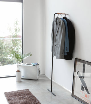 Leaning Coat Rack (63" H)  - Steel - By Baano