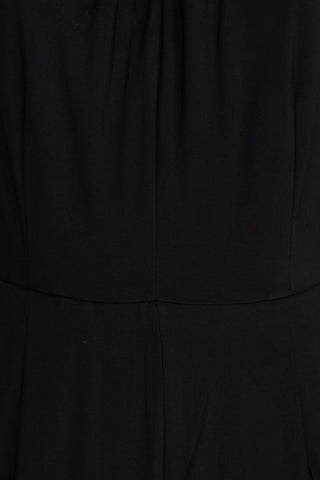 Nina Leonard Crossed Neck Sleeveless Keyhole Back Solid Jersey Jumpsuit - Glamourous Grace