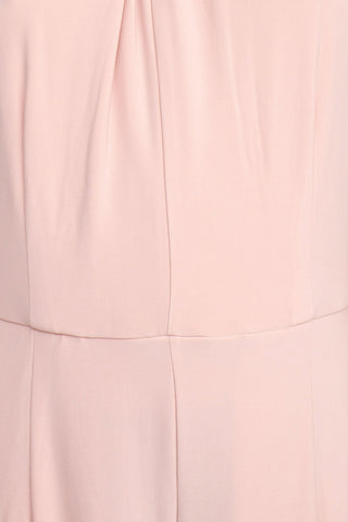 Nina Leonard Crossed Neck Sleeveless Keyhole Back Solid Jersey Jumpsuit - Glamourous Grace