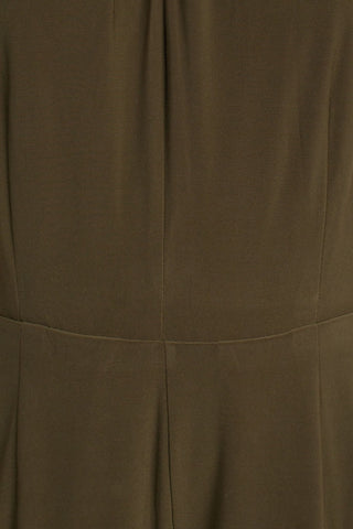 Nina Leonard Crossed Neck Sleeveless Keyhole Back Solid Jersey Jumpsuit - Glamourous Grace