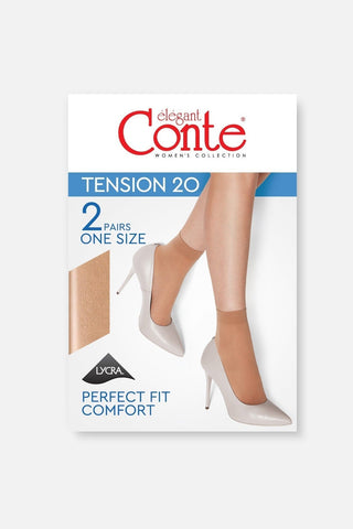 Socks Conte Tension 20 Den (2 pairs) - By Baano