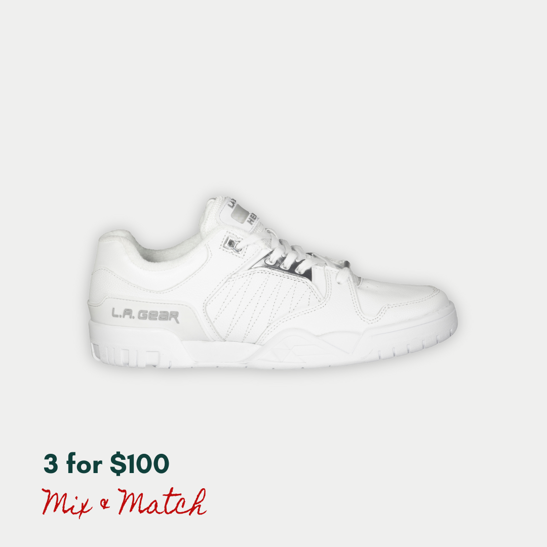 LA Gear Women's Boardwalk Lowtop | White