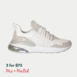 LA Gear Women's Runyon Lowtop | White x Gray