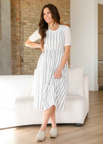 Laken Striped Midi Dress - FINAL SALE - Glamourous Grace