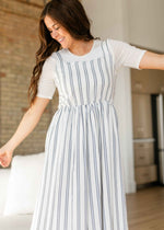 Laken Striped Midi Dress - FINAL SALE - Glamourous Grace