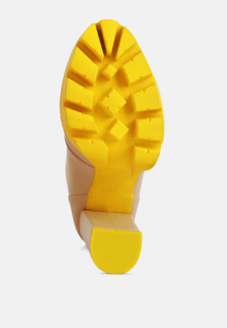 Larch Cushion Collared Biker Boots