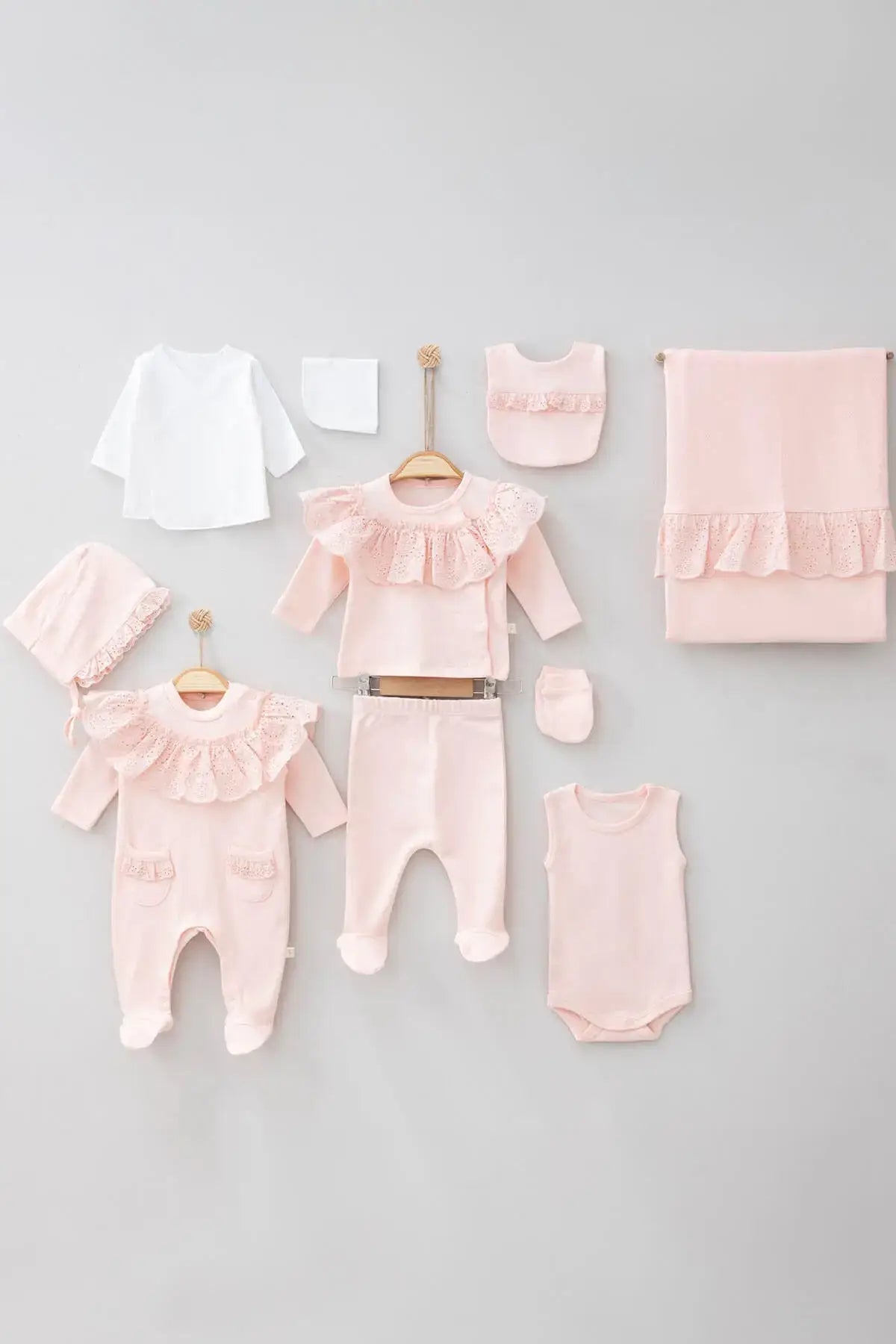 Larissa Pink Newborn Coming Home Set - By Baano