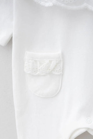 Larissa White Newborn Coming Home Set - By Baano