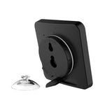 LCD Screen Waterproof Digital Bathroom Digital Bathroom Shower Kitchen Clock Timer with Alarm Waterproof for Water Splashes Visual Countdown Timer Time Management  Wall Clock Temperature Humidity Countdown Time Function Wash Shower Hanging Clocks Timer Stevvex