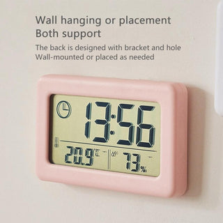 LED Digital Clock Digital Alarm Clock Battery Operated Small Desk Clocks with Smart Night Light Date Indoor Temperature LCD Electronic Clock for Bedroom  Electronic Digital Screen Desktop Clock for Home Office Backlight Snooze Desk Clocks Stevvex
