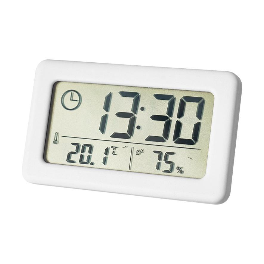LED Digital Clock Digital Alarm Clock Battery Operated Small Desk Clocks with Smart Night Light Date Indoor Temperature LCD Electronic Clock for Bedroom  Electronic Digital Screen Desktop Clock for Home Office Backlight Snooze Desk Clocks Stevvex