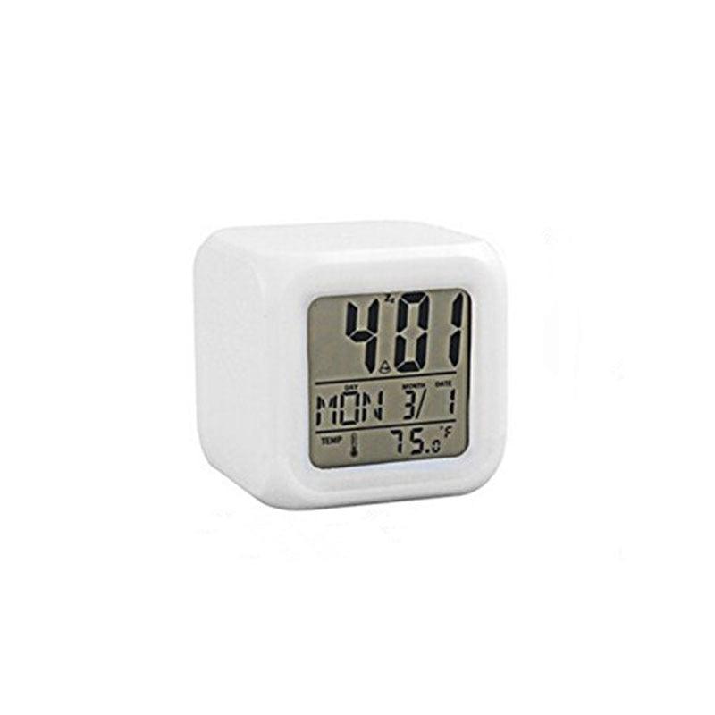 LED Digital Smart Alarm Clock Electronic Desktop Clocks LCD Display Showing Time Alarm Date Bedside Alarm Clocks with Snooze for Bedroom Kitchen Office Battery Operated  Watch Table Electronic Desktop Clocks USB Wake Up Clock Wake Up Time Stevvex