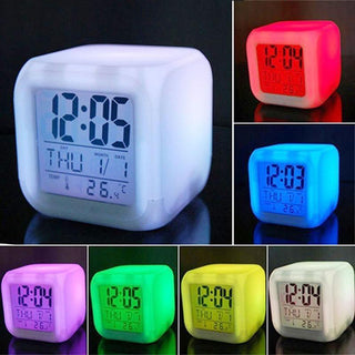 LED Digital Smart Alarm Clock Electronic Desktop Clocks LCD Display Showing Time Alarm Date Bedside Alarm Clocks with Snooze for Bedroom Kitchen Office Battery Operated  Watch Table Electronic Desktop Clocks USB Wake Up Clock Wake Up Time Stevvex