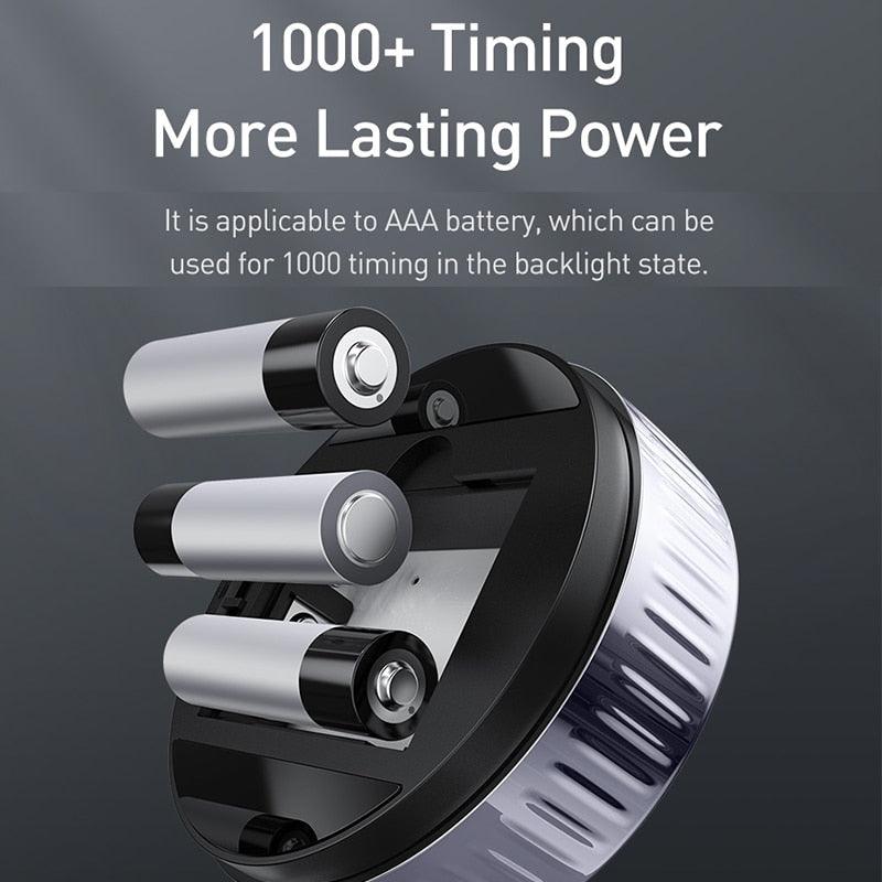 LED Magnetic Digital Timer For Kitchen Cooking Countdown Alarm Clock Digital Kitchen Timer, Large Magnetic LED Countdown Timer with Constant Light Function for classrooms 3-Level Volume Quiet Egg Timer for Children  Electronic Cooking Countdown Timer Stevvex