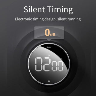 LED Magnetic Digital Timer For Kitchen Cooking Countdown Alarm Clock Digital Kitchen Timer, Large Magnetic LED Countdown Timer with Constant Light Function for classrooms 3-Level Volume Quiet Egg Timer for Children  Electronic Cooking Countdown Timer Stevvex