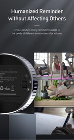 LED Magnetic Digital Timer For Kitchen Cooking Countdown Alarm Clock Digital Kitchen Timer, Large Magnetic LED Countdown Timer with Constant Light Function for classrooms 3-Level Volume Quiet Egg Timer for Children  Electronic Cooking Countdown Timer Stevvex