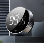 LED Magnetic Digital Timer For Kitchen Cooking Countdown Alarm Clock Digital Kitchen Timer, Large Magnetic LED Countdown Timer with Constant Light Function for classrooms 3-Level Volume Quiet Egg Timer for Children  Electronic Cooking Countdown Timer Stevvex