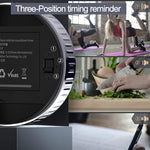 LED Magnetic Digital Timer For Kitchen Cooking Countdown Alarm Clock Digital Kitchen Timer, Large Magnetic LED Countdown Timer with Constant Light Function for classrooms 3-Level Volume Quiet Egg Timer for Children  Electronic Cooking Countdown Timer Stevvex